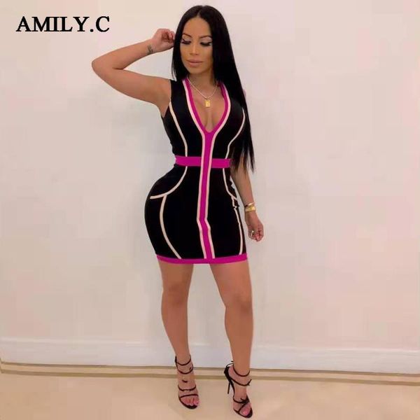 casual dresses amily.c 2021 summer women fashion v-neck patchwork sleeveless mini dress celebrity club party vestidos, Black;gray
casual dresses amily.c 2021 summer women fashion v-neck patchwork sleeveless mini dress celebrity club party vestidos, Black;gray