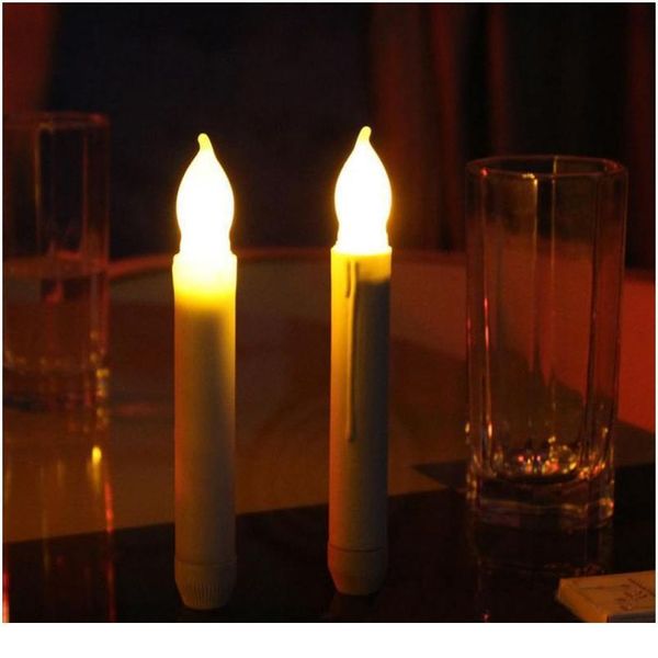 12pcs flameless led taper candles lights, battery operated candlesticks with warm yellow flame, dripless taper qylnum
12pcs flameless led taper candles lights, battery operated candlesticks with warm yellow flame, dripless taper qylnum