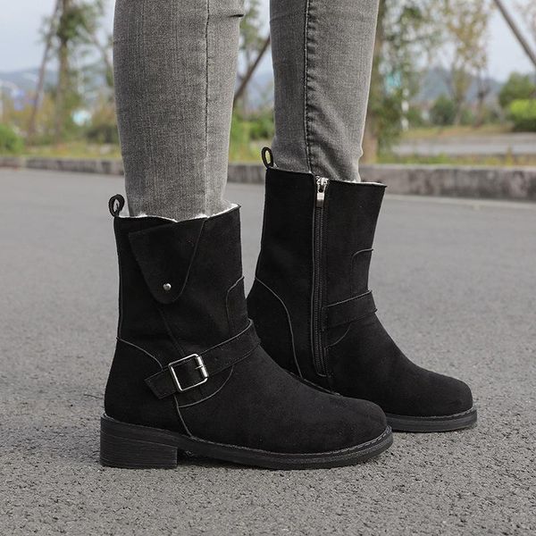 boots 2021 snow women winter keep warm plush cotton shoes botas mujer low heels zipper buckle strap platform ladies, Black
boots 2021 snow women winter keep warm plush cotton shoes botas mujer low heels zipper buckle strap platform ladies, Black