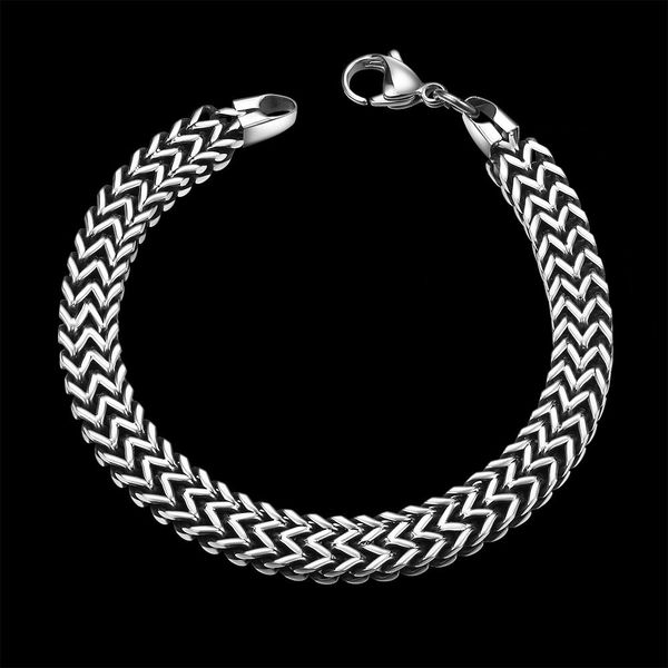 men bracelet stainless steel chain length 22cm fashion classic lobster clasp without mosaic gmyh024, Black
men bracelet stainless steel chain length 22cm fashion classic lobster clasp without mosaic gmyh024, Black