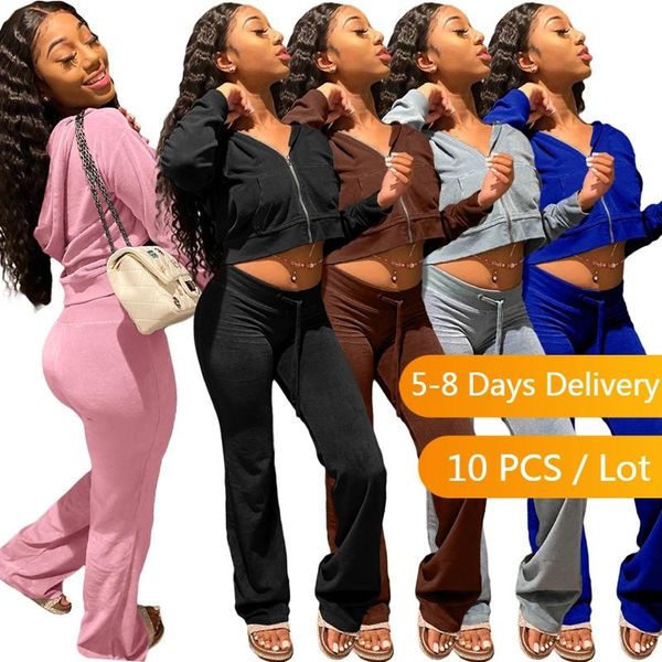 women's two piece pants bulk items wholesale lots velvet tracksuit women fall clothes hoodie sweatshirts wide leg set sportswear jogger, White
women's two piece pants bulk items wholesale lots velvet tracksuit women fall clothes hoodie sweatshirts wide leg set sportswear jogger, White