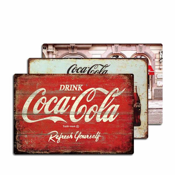 painting cola retro tin signs posters metal vintage sign bar pub man cave home wall decor 20x30cm
painting cola retro tin signs posters metal vintage sign bar pub man cave home wall decor 20x30cm