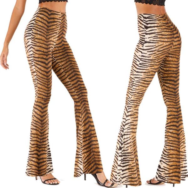women's pants & capris 2021 europe and america wild street tiger stripe women high waist long flare slim fit trousers, Black;white
women's pants & capris 2021 europe and america wild street tiger stripe women high waist long flare slim fit trousers, Black;white