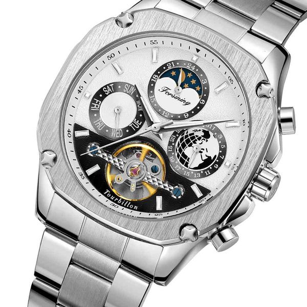 2021 forsining luxury watches men's car mechanical date/week/moon phase tourbillion gift box ship, Slivery;brown
2021 forsining luxury watches men's car mechanical date/week/moon phase tourbillion gift box ship, Slivery;brown
