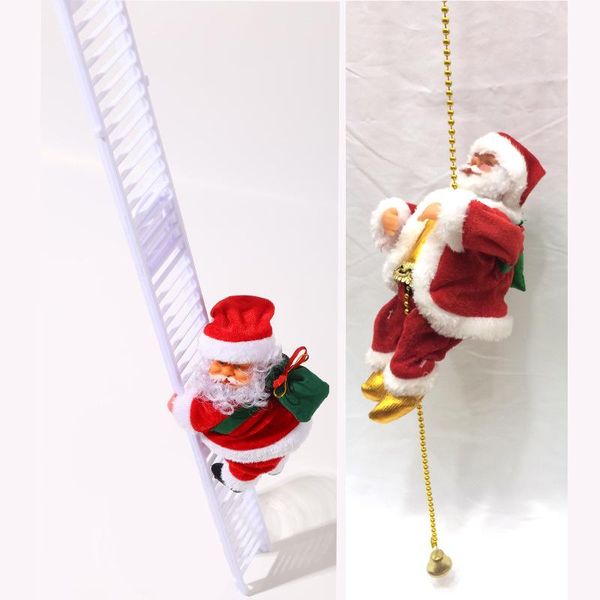 christmas decorations electric climbing ladder santa claus figurine ornament climb up the beads and go down repeatedly kids toy gifts
christmas decorations electric climbing ladder santa claus figurine ornament climb up the beads and go down repeatedly kids toy gifts