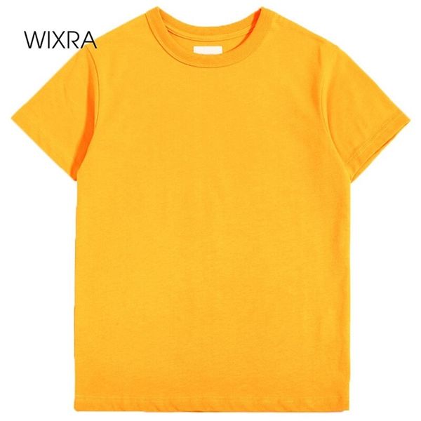 wixra spring summer 100% cotton solid t shirts women o neck short sleeve plus size femme loose tee for men 210315, White
wixra spring summer 100% cotton solid t shirts women o neck short sleeve plus size femme loose tee for men 210315, White