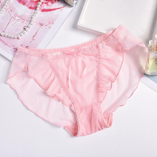 women's panties female briefs transparent ultra-thin women underwear mid-rise ruffle edge breathable mesh lingerie panty, Black;pink
women's panties female briefs transparent ultra-thin women underwear mid-rise ruffle edge breathable mesh lingerie panty, Black;pink