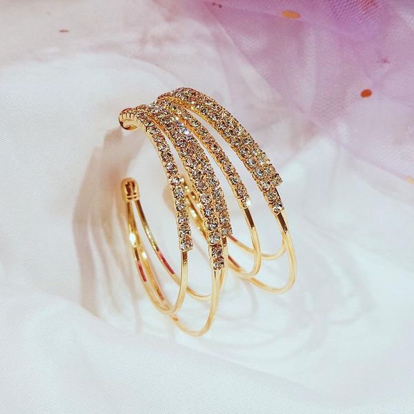 hoop & huggie luxury female white crystal earring rose gold silver color wedding jewelry charm hollow round zircon big earrings for women, Golden;silver
hoop & huggie luxury female white crystal earring rose gold silver color wedding jewelry charm hollow round zircon big earrings for women, Golden;silver