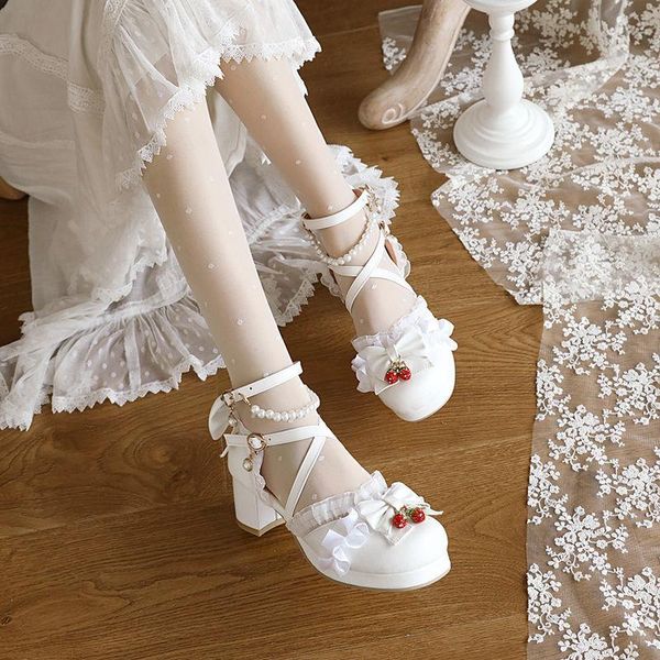sandals summer women high heels straight buckle lace ruffles bowknot string beads embellishment wedding purpose lolita shoes, Black
sandals summer women high heels straight buckle lace ruffles bowknot string beads embellishment wedding purpose lolita shoes, Black