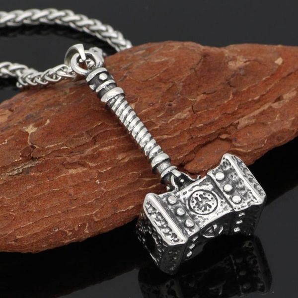 pendant necklaces viking raytheon hammer titanium steel necklace silver fashion jewelry 2021 latest style
pendant necklaces viking raytheon hammer titanium steel necklace silver fashion jewelry 2021 latest style