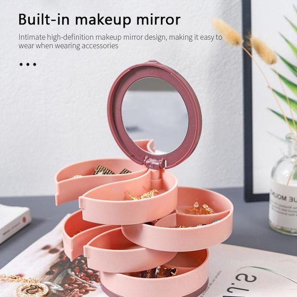 jewelry pouches, bags fashion women multi layer box rotating earring storage bracelet necklace accessories stand dustproof, Pink;blue
jewelry pouches, bags fashion women multi layer box rotating earring storage bracelet necklace accessories stand dustproof, Pink;blue