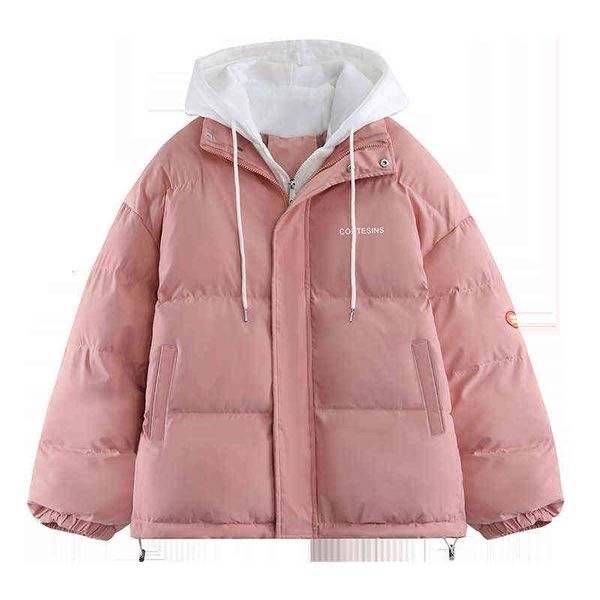 2021 winter down cotton padded et women's thickened net red korean fake two-piece loose hooded, Black
2021 winter down cotton padded et women's thickened net red korean fake two-piece loose hooded, Black