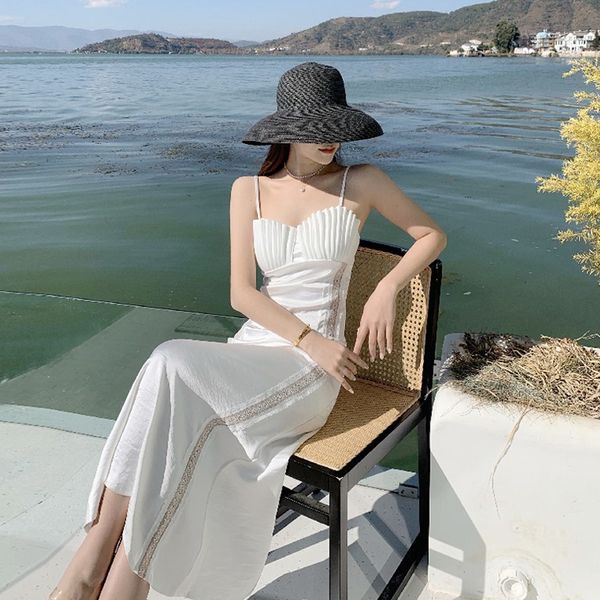 beach dresses holiday 2021 hainan travel clothes to sanya wear spaghetti straps thinning super dressed as kawaii fairies btwn, Black;gray
beach dresses holiday 2021 hainan travel clothes to sanya wear spaghetti straps thinning super dressed as kawaii fairies btwn, Black;gray