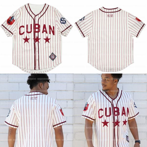 big boy cuban stars centennial heritage baseball jersey white red vertical stripes 100% stiched name stiched number, Blue;black
big boy cuban stars centennial heritage baseball jersey white red vertical stripes 100% stiched name stiched number, Blue;black