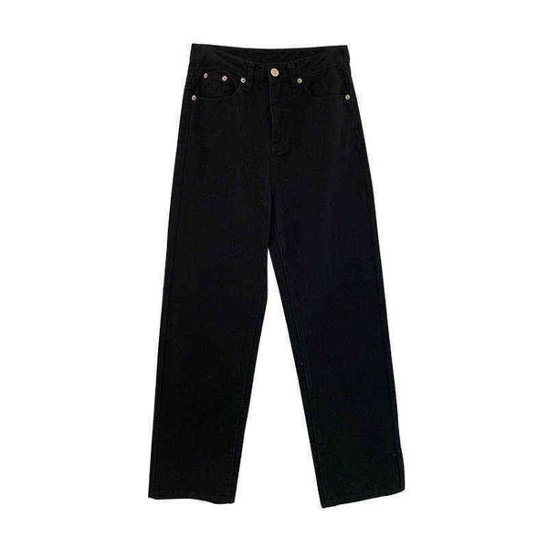 spring nantao 2021 and summer korean fashionable simple high waist straight jeans show thin casual pants women's black, Blue
spring nantao 2021 and summer korean fashionable simple high waist straight jeans show thin casual pants women's black, Blue
