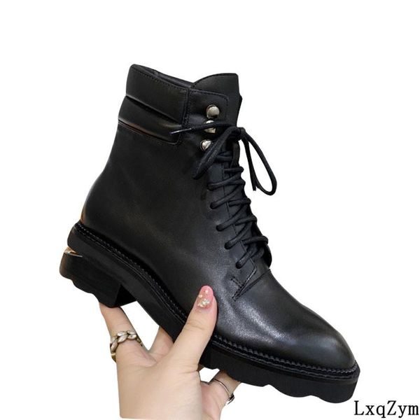 boots metal decored heel female high cross tied full grain leather shoes women pointed toe brands 34-40, Black
boots metal decored heel female high cross tied full grain leather shoes women pointed toe brands 34-40, Black