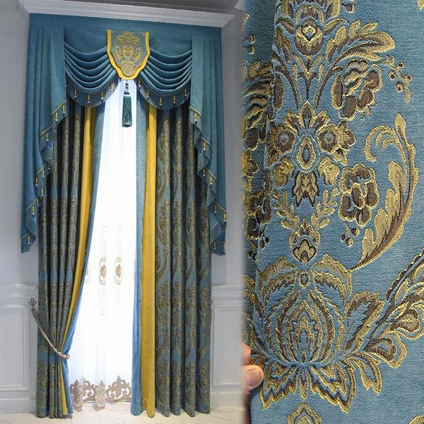 luxury european curtain living room luxury atmosphere shade bedroom jane o'chenille american villa curtain customization
luxury european curtain living room luxury atmosphere shade bedroom jane o'chenille american villa curtain customization
