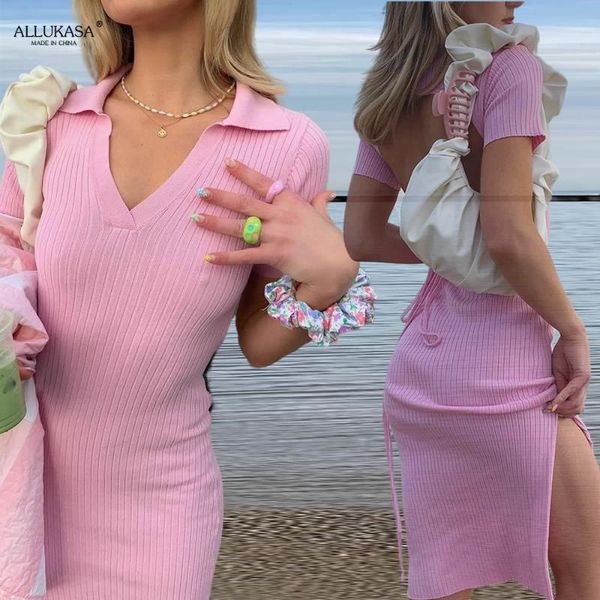 casual dresses for women 2021 pink solid color close-fitting slit dress turn-down collar short sleeve ribbed knitted summer, Black;gray
casual dresses for women 2021 pink solid color close-fitting slit dress turn-down collar short sleeve ribbed knitted summer, Black;gray