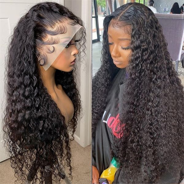 30 40 inch deep wave 13x6 360 transparent frontal human hair brazilian 5x5 lace closure loose water wavy wig for women, Black
30 40 inch deep wave 13x6 360 transparent frontal human hair brazilian 5x5 lace closure loose water wavy wig for women, Black