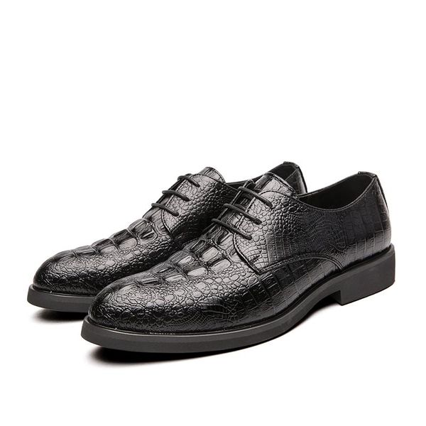 dress shoes fashionable classic crocodile pattern business zapatos de vestir hombre men casual fashion large size 38-48, Black
dress shoes fashionable classic crocodile pattern business zapatos de vestir hombre men casual fashion large size 38-48, Black