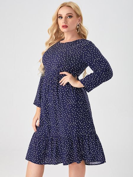 plus size dresses 2021 fall women clothing long sleeve polka dot dress fashion ladies elegant, Black
plus size dresses 2021 fall women clothing long sleeve polka dot dress fashion ladies elegant, Black