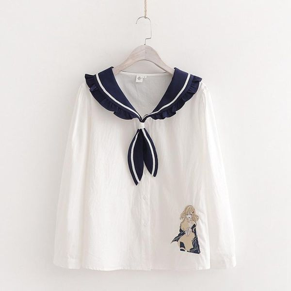 women's blouses & shirts japan anime style lolita harajuku sailor moon collar white sweety embroidery shirt costume
women's blouses & shirts japan anime style lolita harajuku sailor moon collar white sweety embroidery shirt costume