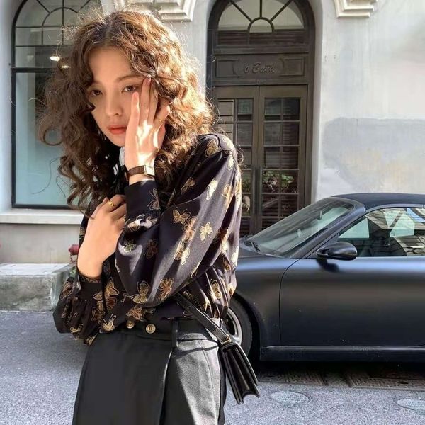 deeptown vintage button up kawaii 2021 fashion shirt long sleeve animal print elegant losse casual blouse women fhwe, White
deeptown vintage button up kawaii 2021 fashion shirt long sleeve animal print elegant losse casual blouse women fhwe, White