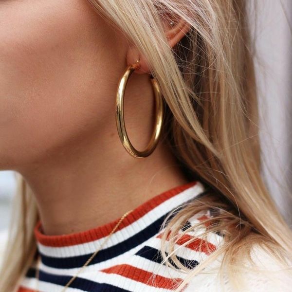 hoop & huggie simple women retro round metal earrings exquisite female earring fashion jewelry, Golden;silver
hoop & huggie simple women retro round metal earrings exquisite female earring fashion jewelry, Golden;silver