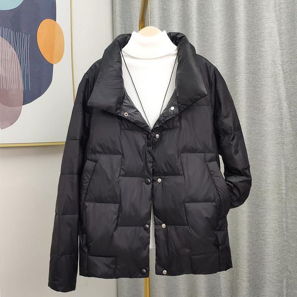 women's jackets winter women short outwear white duck down coats female black loose ultra light windproof parkas casual puffer jacket, Black;brown
women's jackets winter women short outwear white duck down coats female black loose ultra light windproof parkas casual puffer jacket, Black;brown