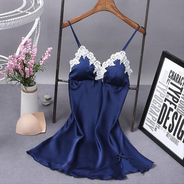 summer women silk robe dress nightwear babydoll womens nightdress solid v-neck lingerie nightgown sleepwear, Black;red
summer women silk robe dress nightwear babydoll womens nightdress solid v-neck lingerie nightgown sleepwear, Black;red