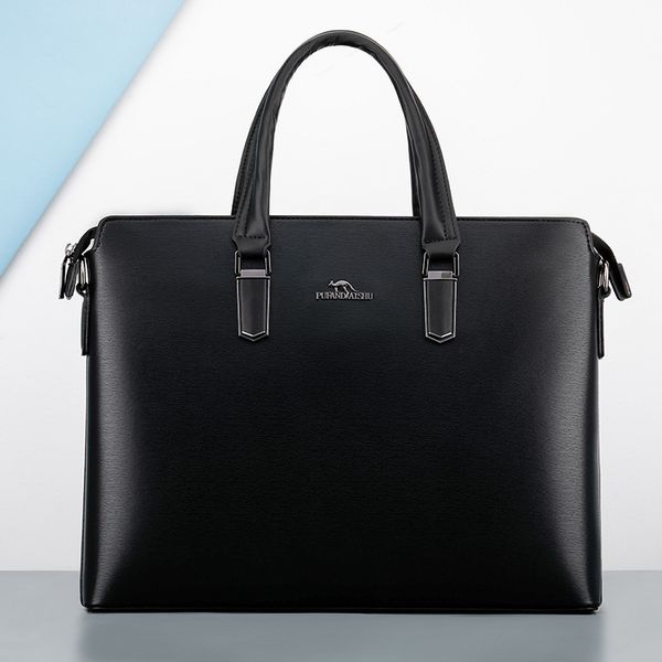 busins horizontal men's handbag single shoulder msenger office kangaroo briefcase 
busins horizontal men's handbag single shoulder msenger office kangaroo briefcase