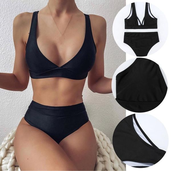 women's biquini ladies summer fashion solid color two piece split swimsuit bikini swimsuit beachwear swimwear bathing suits
women's biquini ladies summer fashion solid color two piece split swimsuit bikini swimsuit beachwear swimwear bathing suits