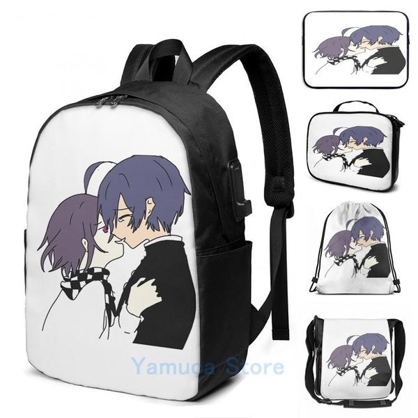 backpack funny graphic print kokichi and shuichi (saiouma) usb charge men school bags women bag travel laptop
backpack funny graphic print kokichi and shuichi (saiouma) usb charge men school bags women bag travel laptop