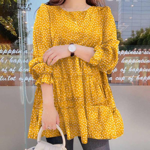 women's blouses & shirts vintage women 2022 summer office lady ruffle casual puff sleeve print tunic loose blusa femme plus size, White
women's blouses & shirts vintage women 2022 summer office lady ruffle casual puff sleeve print tunic loose blusa femme plus size, White