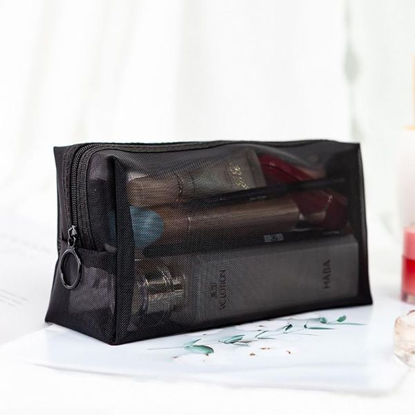 eyebrow tools & stencils 1pc transparent makeup bag black mesh storage pouch zipper cosmetic organizer travel toiletry sundries container pe
eyebrow tools & stencils 1pc transparent makeup bag black mesh storage pouch zipper cosmetic organizer travel toiletry sundries container pe