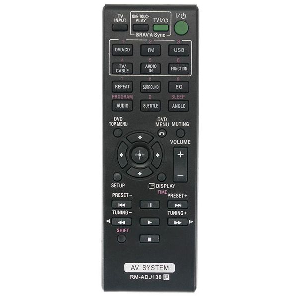 rm-adu138 replace remote control fit for sony av system dav-tz145 hbd-tz140 hbd-tz145
rm-adu138 replace remote control fit for sony av system dav-tz145 hbd-tz140 hbd-tz145