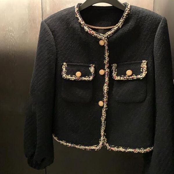 women's jackets korea arrive temperament retro grid short woolen jacket women autumn spring single breasted chic tweed coat, Black;brown
women's jackets korea arrive temperament retro grid short woolen jacket women autumn spring single breasted chic tweed coat, Black;brown