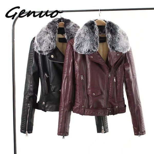 women's jackets genuo 2021 winter women pu jacket bomber parkas streetwear arrival fashion desiner ladies, Black;brown
women's jackets genuo 2021 winter women pu jacket bomber parkas streetwear arrival fashion desiner ladies, Black;brown