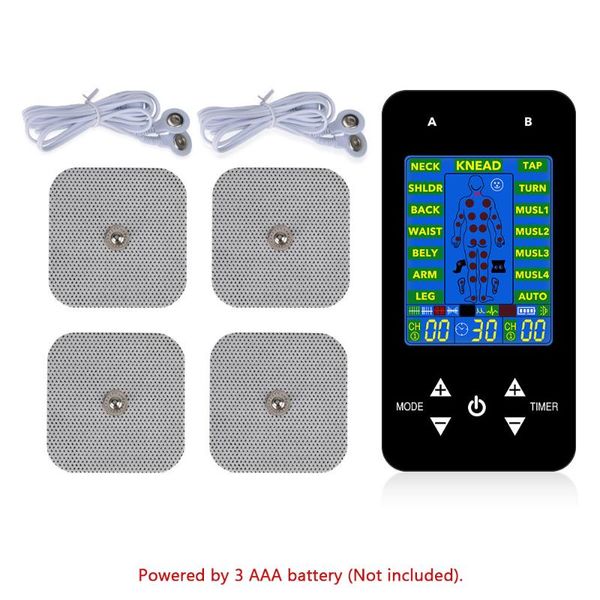 electric massagers massage compact dual-channel pulse massager tens & ems muscle stimulator 15 modes 40 strength levels adjustable timer
electric massagers massage compact dual-channel pulse massager tens & ems muscle stimulator 15 modes 40 strength levels adjustable timer