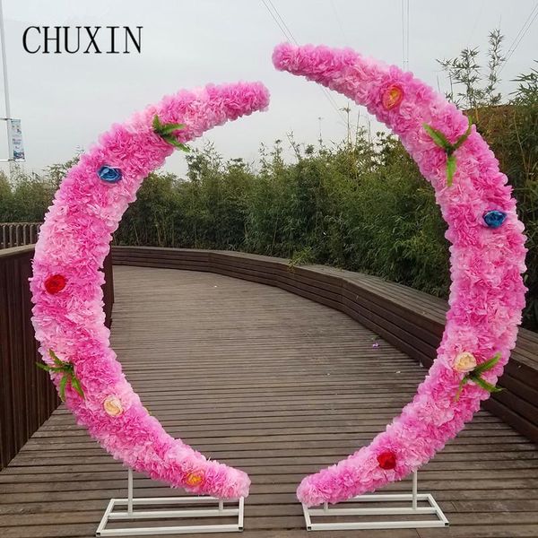 decorative flowers & wreaths crescent metal iron wedding flower row arch arrangement layout party artificial road lead home scene floral dec
decorative flowers & wreaths crescent metal iron wedding flower row arch arrangement layout party artificial road lead home scene floral dec
