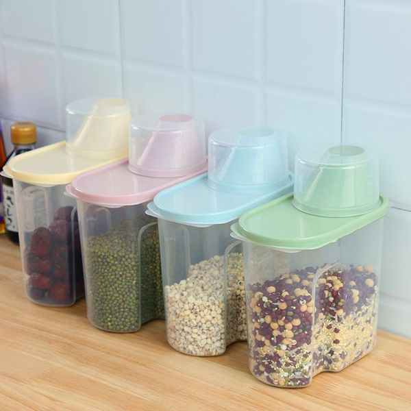 storage bottles & jars pp food box transparent container with lids for pouring kitchen jar dried grain tank 1.9l plas
storage bottles & jars pp food box transparent container with lids for pouring kitchen jar dried grain tank 1.9l plas