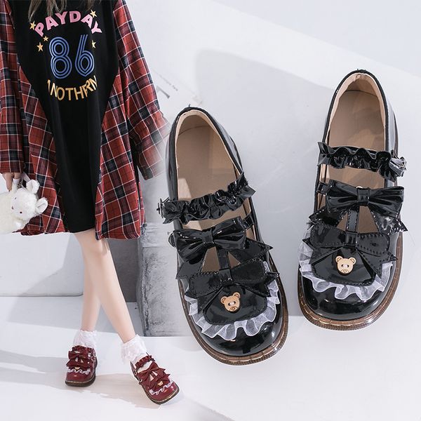 mode sweet race girls kawaii tea beautiful japanese party anime lolita women's shoes cosplay harujuku jk uniform apartments vkn2, Black
mode sweet race girls kawaii tea beautiful japanese party anime lolita women's shoes cosplay harujuku jk uniform apartments vkn2, Black
