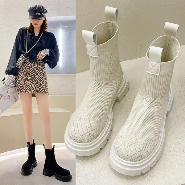 boots women platform sock 2021 autumn breathable short ankle female comfort plus size 35-40 botines de mujer, Black
boots women platform sock 2021 autumn breathable short ankle female comfort plus size 35-40 botines de mujer, Black