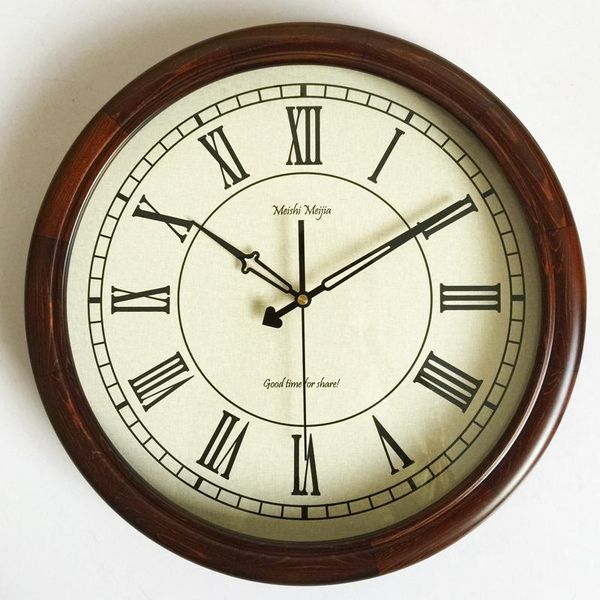 wall clocks large luxury clock retro silent solid wood home decor american country living room modern horloge gift fz642
wall clocks large luxury clock retro silent solid wood home decor american country living room modern horloge gift fz642