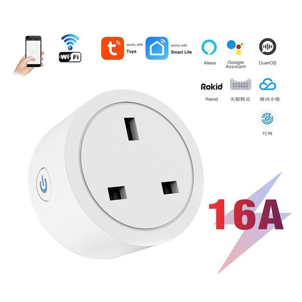 smart power plugs mini plug wifi socket uk 16a monitor timing function outlet tuya smartlife app control works with alexa google home
smart power plugs mini plug wifi socket uk 16a monitor timing function outlet tuya smartlife app control works with alexa google home