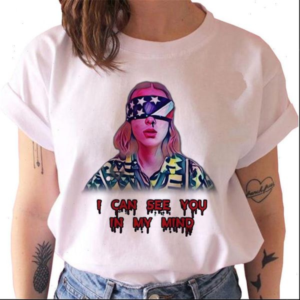 stranger things 3 printed women tshirts graphic tees streetwear femme tees upside down harajuku women clothes, White
stranger things 3 printed women tshirts graphic tees streetwear femme tees upside down harajuku women clothes, White
