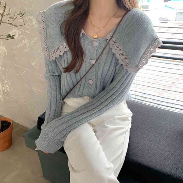 women's jackets cardigan sweater women solid turn-down collar thin knitted coat fashion korean clothes lace knitwear autumn winter fwrj, Black;brown
women's jackets cardigan sweater women solid turn-down collar thin knitted coat fashion korean clothes lace knitwear autumn winter fwrj, Black;brown