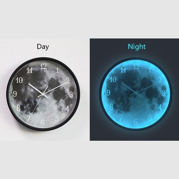 12 inch luminous wall clock silent non-ticking night light gray moon round watch living room bedroom decor
12 inch luminous wall clock silent non-ticking night light gray moon round watch living room bedroom decor