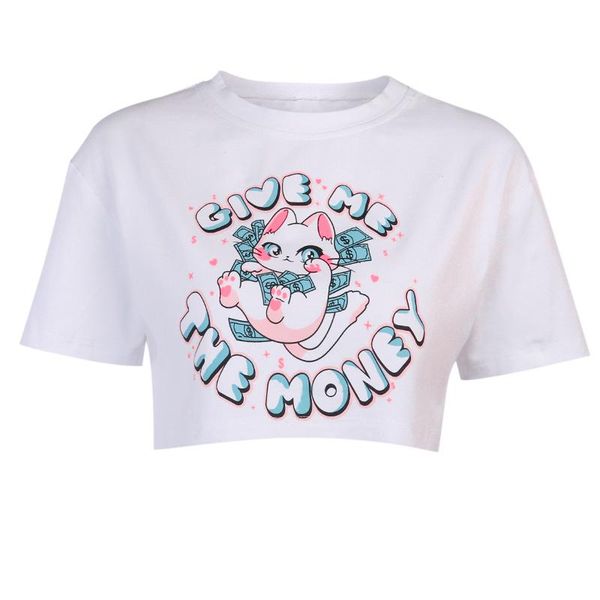 women's t-shirt kywommnz women cute cartoon printing fashion slim high waist cropped short tshirt female loose summer 2021 e1725, White
women's t-shirt kywommnz women cute cartoon printing fashion slim high waist cropped short tshirt female loose summer 2021 e1725, White