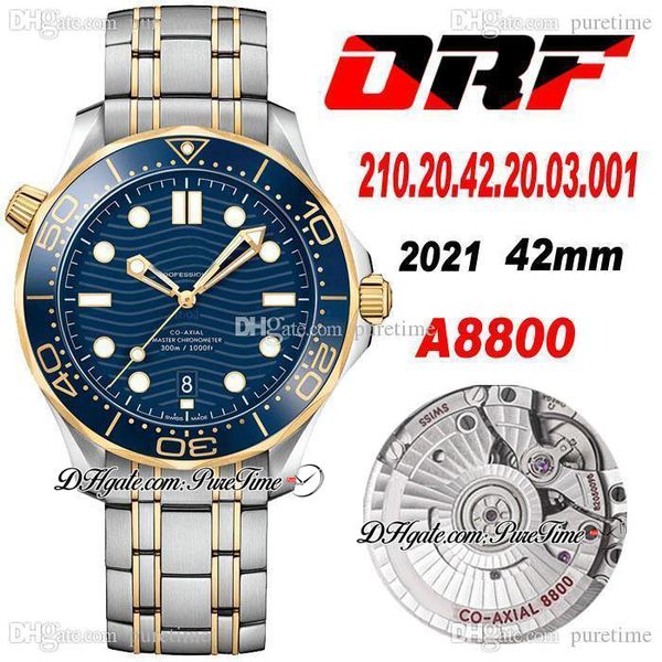 orf 300m a8800 automatic mens watch two tone yellow gold ceramic bezel blue wave textured dial stainless steel bracelet 210.20.42.20.03.001, Slivery;brown
orf 300m a8800 automatic mens watch two tone yellow gold ceramic bezel blue wave textured dial stainless steel bracelet 210.20.42.20.03.001, Slivery;brown